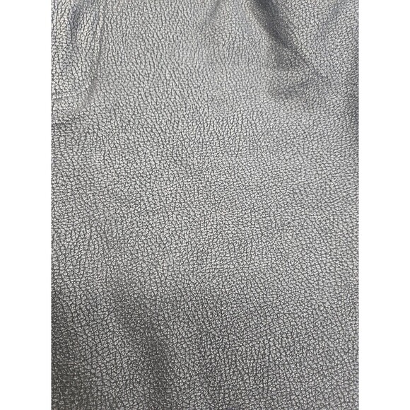 Chico's Women Size 2P (Large Petite) Ankle Pants Black Faux Leather Look Stretch - Picture 3 of 8